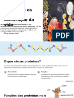 Proteinas Os Blocos de Construcao Da Vida