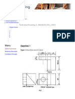 Technical Drawing 3, WASSCE (SC), 2021