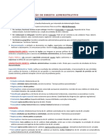 Resumão - Direito Administrativo - Organização Da Administração Pública