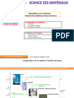 Partie 1 - Liaisons Atomiques Et Cohesion de La Matiere Du Chapitre1