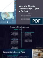 Valvula Check Desmontaje Tipos y Partes