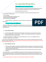 1-La Définition Du Concept D'efficience Des Marchés Financiers