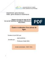 Étude Et Réalisation D'un Suiveur de Ligne.: Département: Génie Électrique. Filière: Génie Industriel Et Maintenance