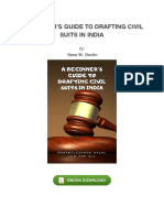 A Beginners Guide To Drafting Civil Suits in India PDF