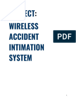 Wireless Accident Intimation System