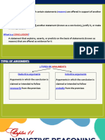 Chapter 11 - Inductive Reasoning