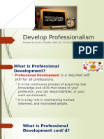 Develop Professionalism