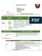 SESIÓN DE APRENDIZAJE 4to