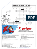 Halloween Crossword