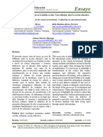 Enseñanza de La Geometría en El Ámbito Escolar. Una Reflexión Sobre La Acción Educativa