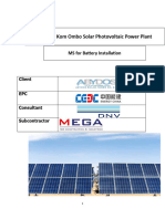 MS For Battery Installation