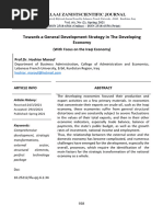 Towards A General Development Strategy in The Developing 1sr03zxj1z