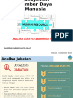 Analisa Jabatan Dan Kontrak Kerja