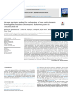 Vacuum Pyrolysis Method