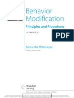 Miltenberger, R. G. (2015) - Behavior Modification Principles and Procedures, 6th Edition. USA Cengage Learning.