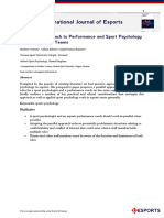 A Parallel Approach To Performance and Sport Psychology Work in Esports Teams