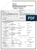 Model Aptitude Tests For Class-6