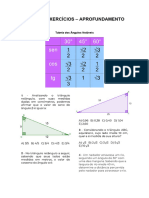 Exercicio Matematica