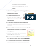 Introduction of Nematodes