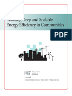 Enabling Deep and Scalable Energy Efficiency in Communities 'Doing The Legwork'