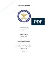 Counselling Report (Final)