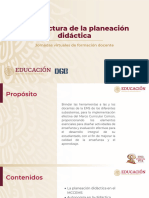 Reestructura de La Planeación Didactica