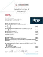 Applied Maths I May 18