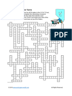 State Nicknames Crossword