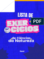 Lista de Exercícios Ciência Da Natureza