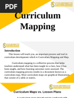 Curriculum Mapping