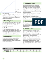 Character Creation 1e