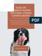 Guía de Alimentación Natural Canina Cruda