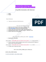 Selenium Notes