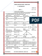 First Model Question Paper em - March 2023