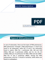 PG SEM 2 202 Eukaryotic Transcription