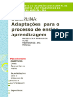 Aula 1 - Adapatções No Processo de Ensino Aprendizagem