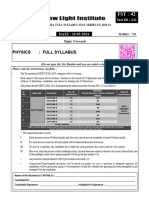 FST-42 (26-03-2024) Paper (E) Physics