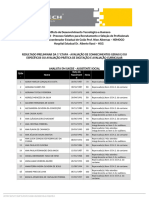 1 Etapa - Resultado Preliminar