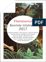 Rentree Litteraire Flammarion 2017 Extraits Gratuits