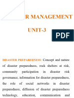 Disaster Management UNIT-3