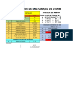 Calculador de Engranajes