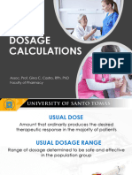 Dosage Calculations