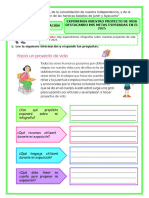 Ficha Com Exponemos Nuestro Proyecto de Vida Destacando Mis Metas Esperadas en El 2025