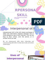 Interpersonal Skill For Student