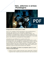 34 - Vestimentas, Adornos e Armas de Exu e Pombagira