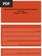 Manual de Normas de Bioseguridad y Riesgos Asociados Fondecyt - CONICYT