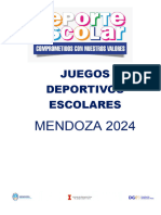 Reglamento Deporte Escolar 2024