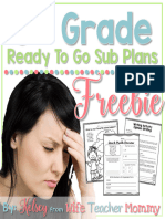 6th Grade Free Sub Plans