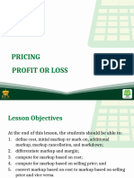 7 Pricing Profit and Loss