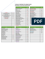 Daftar Nilai PTS Tahfidz